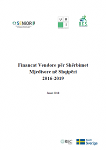 Financat Vendore për Shërbimet Mjedisore në Shqipëri 2016 -2019